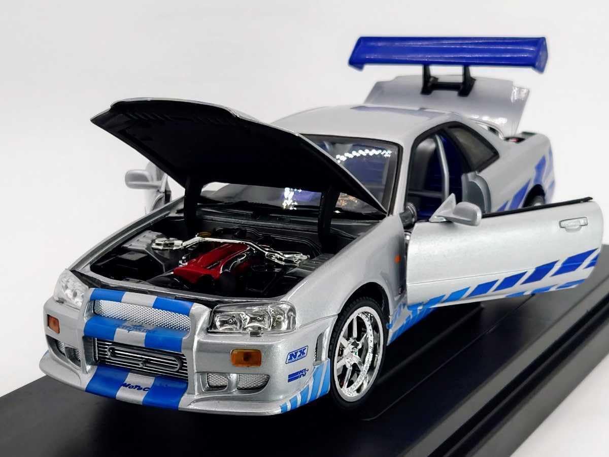 ☆激レア 超希少 スカイライン R34 GT-R ワイルドスピード スロットカー ☆激レア 超希少 スカイライン R34 GT-R ワイルドスピード